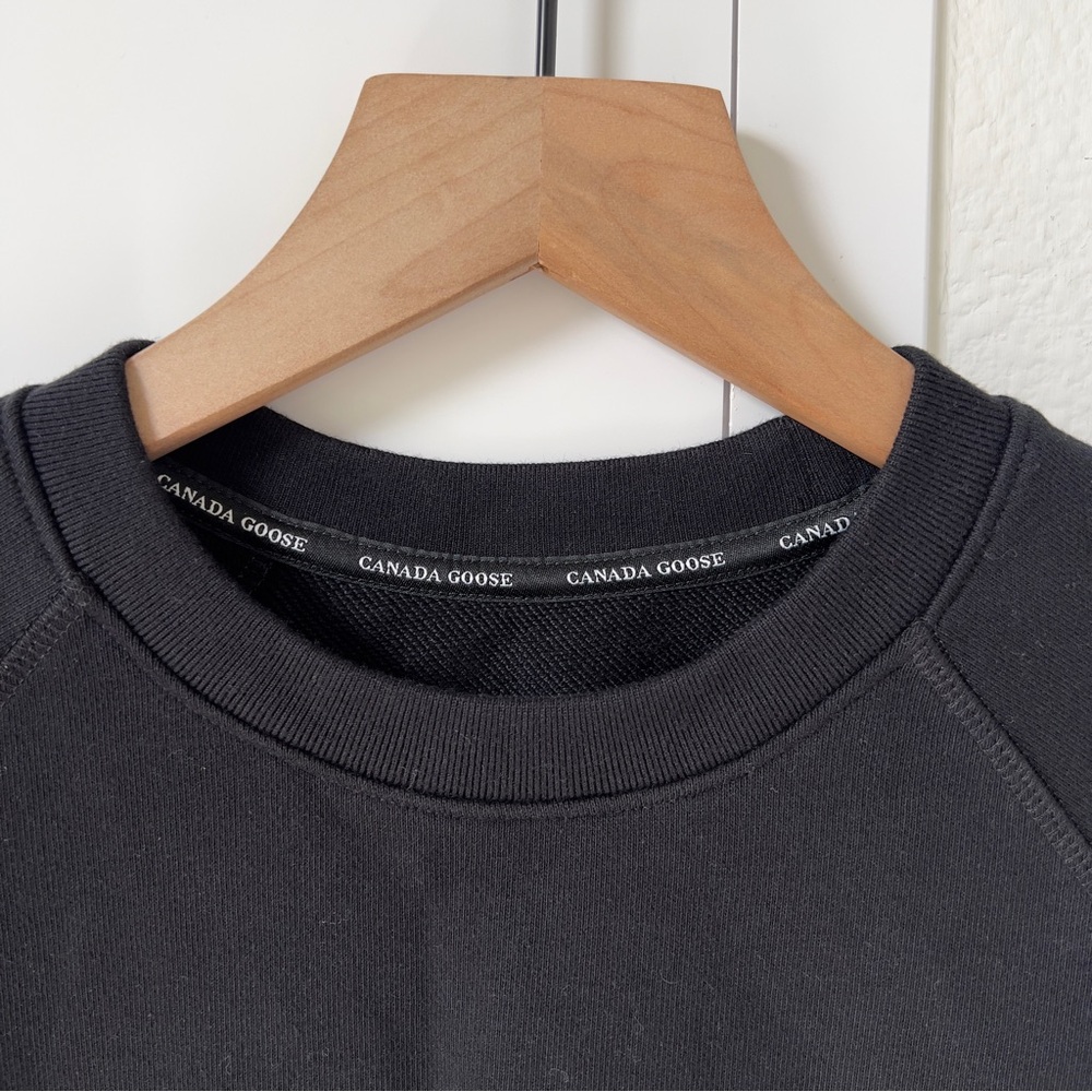NWT Canada Goose Muskoka Crewneck Sweatshirt in Black - Picture 5 of 11